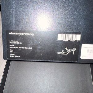 Alexander Wang Black Sandals Sleek Design